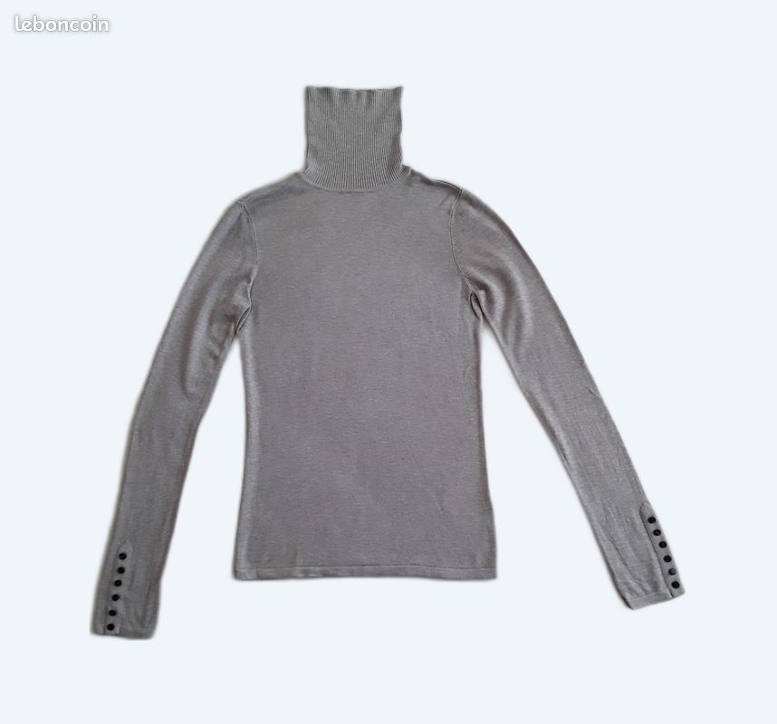 Pull Femme Gym King Gris Taille 14 – Mélange Viscose, Doux Et Confortable