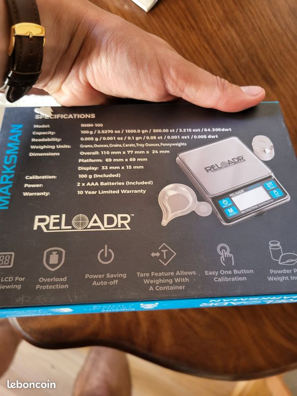 Balance numérique de précision Reloadr Marksman pour rechargement (image 3)