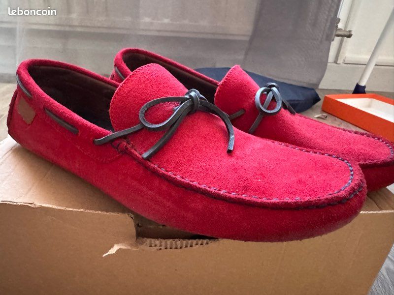Mocassins, rouge Rettos Chaussures