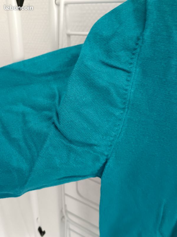 Pull léger turquoise (image 7)