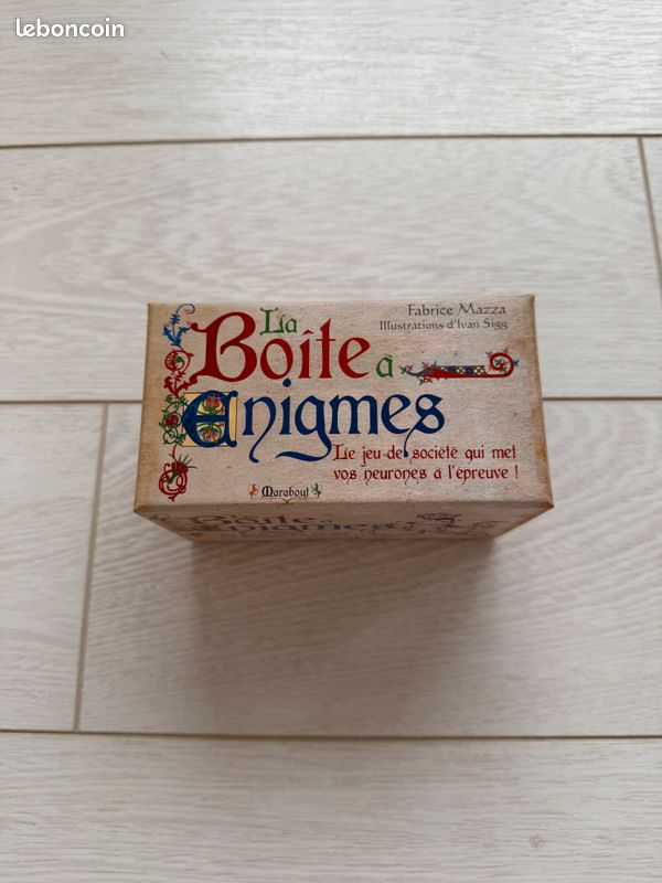 Jeux de société Marabout La Boite à Enigmes qui met vos neurones à l'épreuve (image 5)