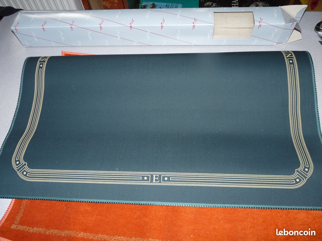 Grand tapis de cartes SMIR vert king (image 1)