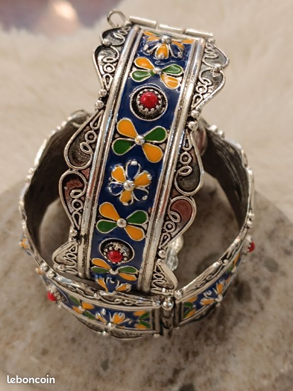 Paire de bracelet berbère imitation bijoux kabyle (image 9)