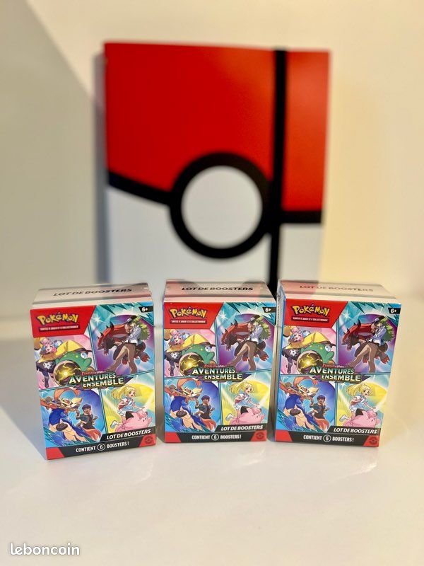 Lot de 3 bundles ev9 ev09 aventures ensemble cartes Pokémon (image 1)