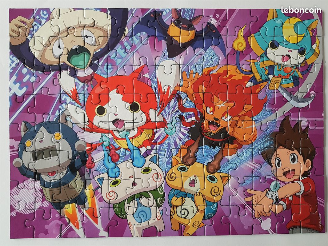 Puzzle 100 pièces Yo-kai watch (image 1)