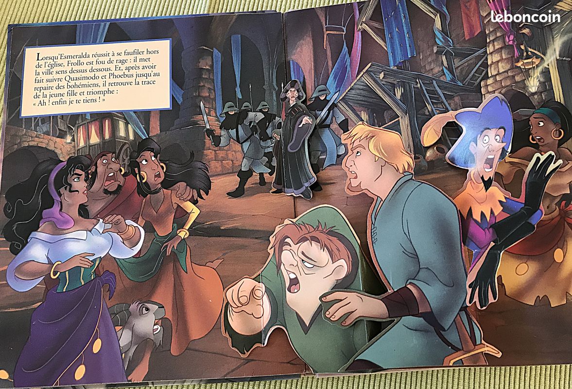 Le bossu de Notre -Dame, livre animé Disney/Hachette (image 4)