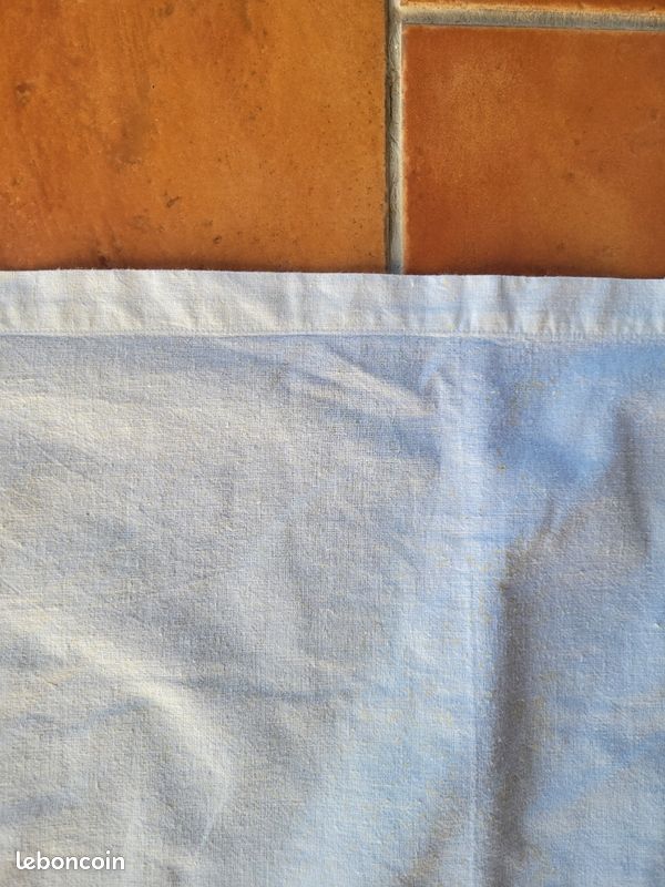 Drap en coton ancien (image 4)
