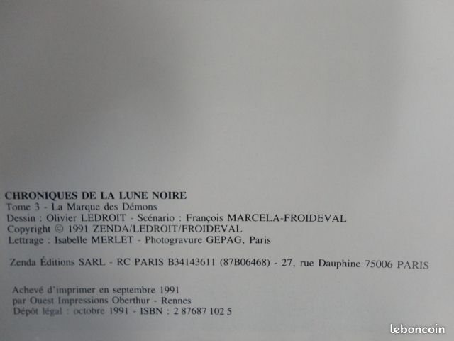 Chroniques de la Lune Noire - Tome 3 (EO) (image 3)