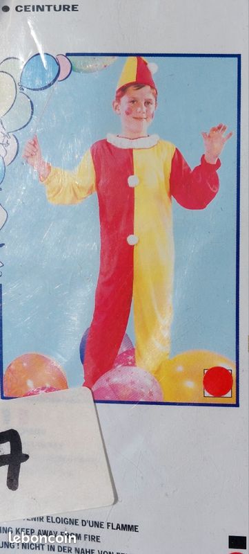 Déguisement clown 7 10 ans (image 1)