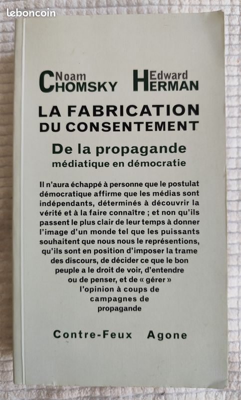 Affiche De Film Documentaire "Consentement à La Fabrication : Noam Chomsky Et Les Médias" - Affiche Originale Rare