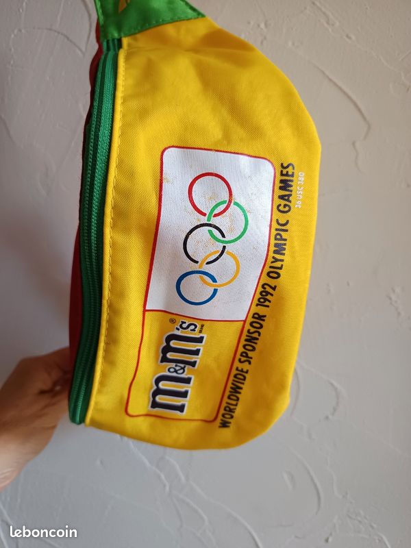 Sac banane vintage Adidas, Jeux olympiques de 1992, - Accessoires & Bagagerie