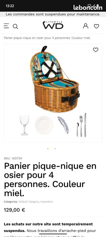 Panier pique-nique osier isotherme (image 6)