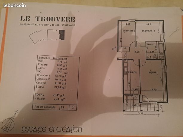 Appartement coup de coeur au village de Sassenage