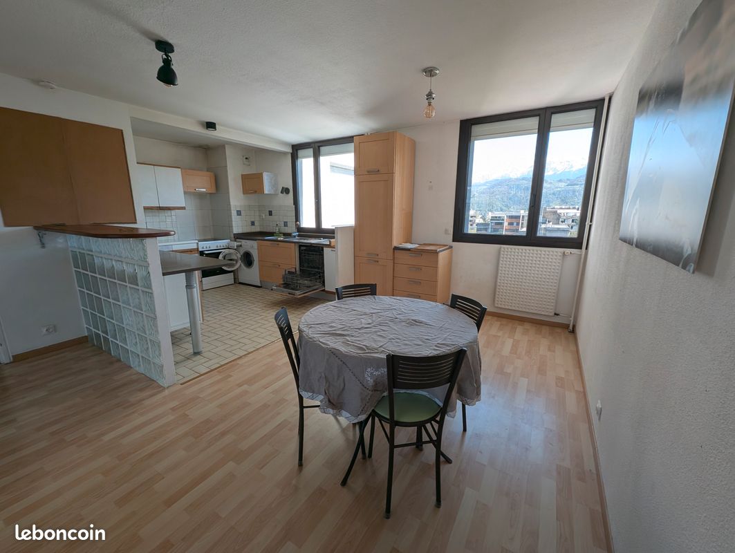 Appartement T3-T4 style Loft étage élevé allée de la Pelouse Grenoble 38100 (image 12)