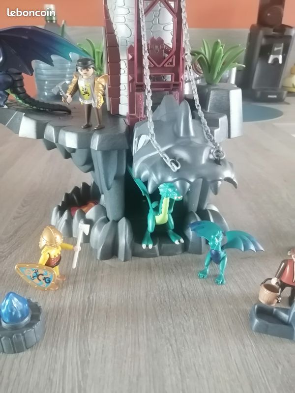 Donjon citadelle dragon vert playmobil (image 7)