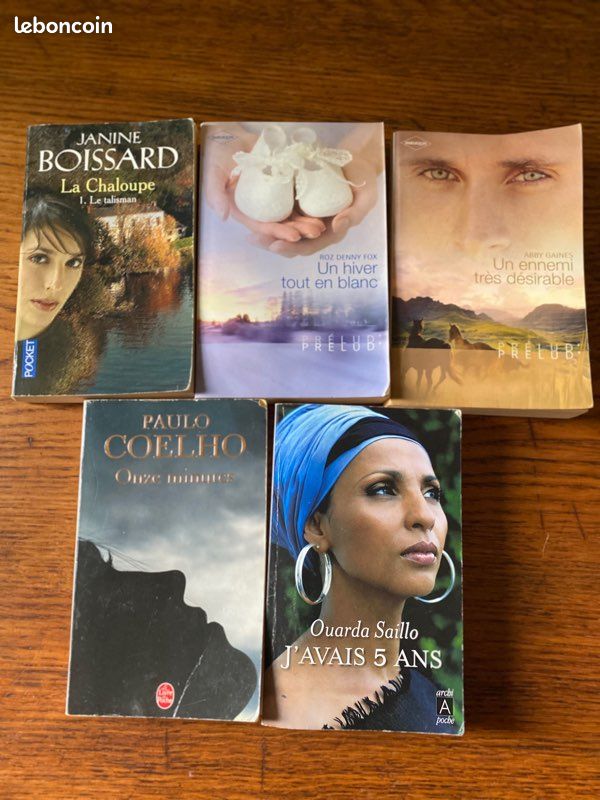 Lot 5 livres de poche (image 1)
