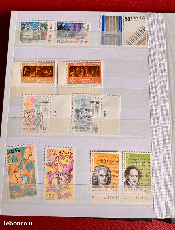 Philatélie : Timbres EUROPA 1985 – Collection complète (image 12)