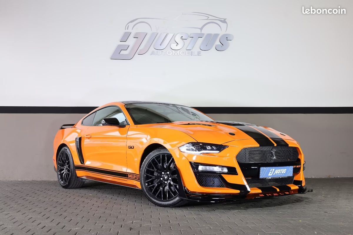 FORD Mustang GT Fifty Five Years Edition 5.0 V8 460 ch BVA10 – Twister Orange – Caméra – R19 (image 1)