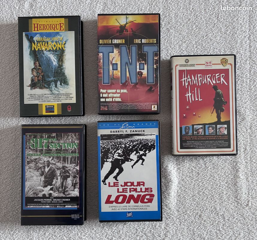 Cassette vhs flims guerre (image 3)