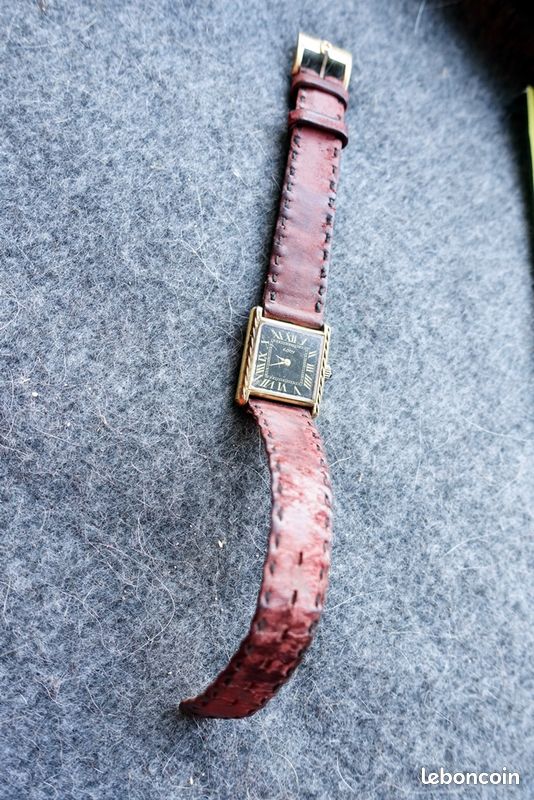 19 Montre Femme KODY carré noire vintage Montres Bijoux