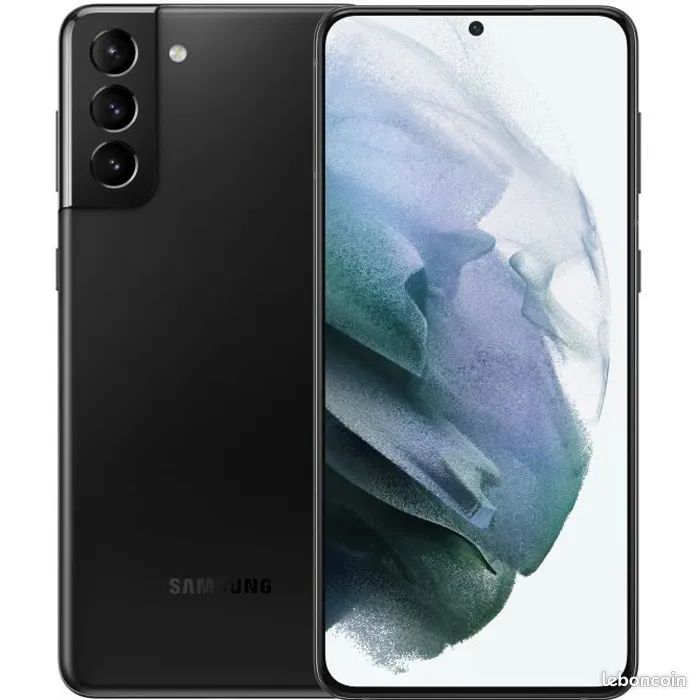 SAMSUNG Galaxy S21Go Noir 128Go Plus + TÉLÉPHONE DÉBLOQUÉ OPÉRATEUR 5G (image 1)
