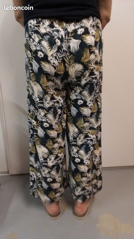 Pantalon femme jambes larges (image 2)