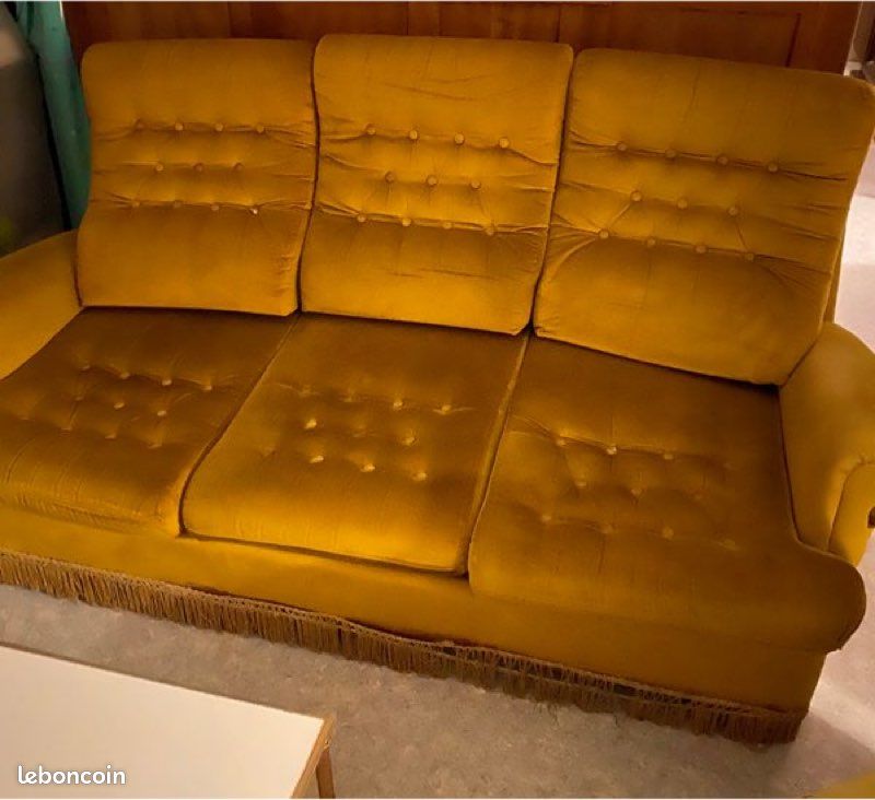 Ensemble de canapé vintage à vendre (image 1)