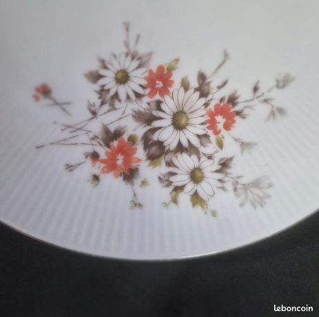Plat De Service Bavaria Weiden Monika - Porcelaine - Assiette Creuse, Plat à Viande