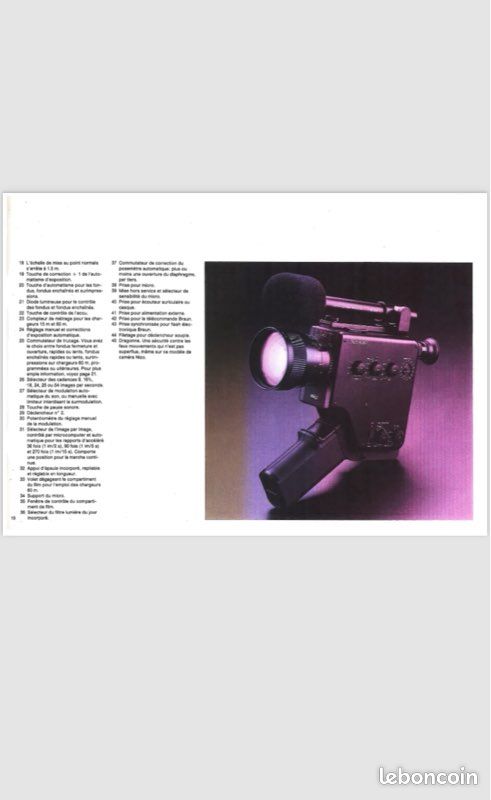 Caméra Super NIZO 6080 Photo, audio vidéo