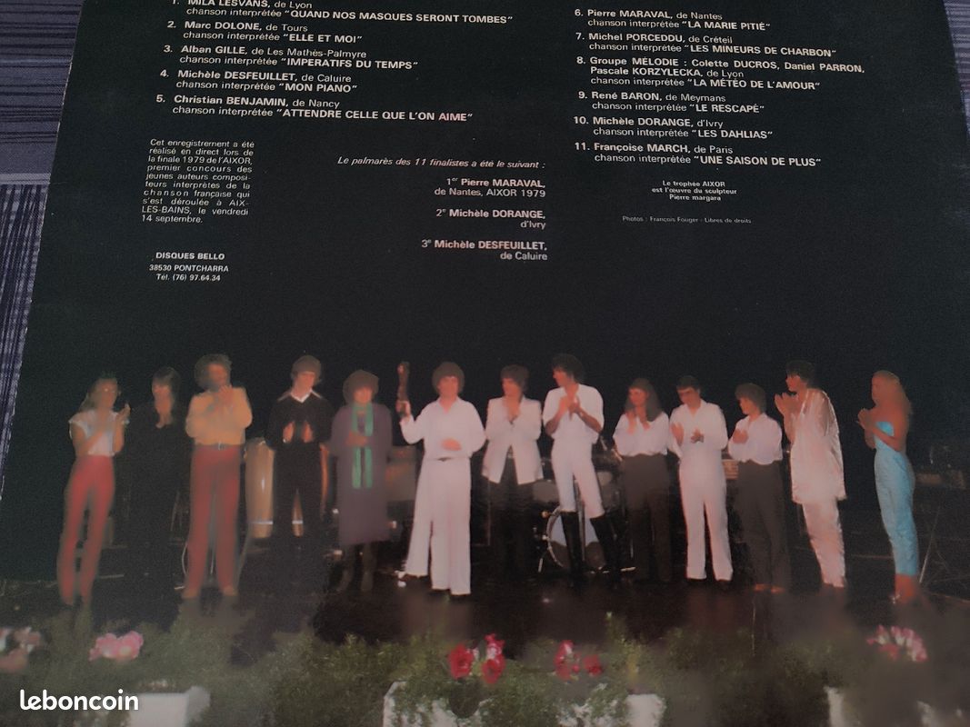 Disque Vinyl vintage - Aix'Or, finale 1979 (image 4)