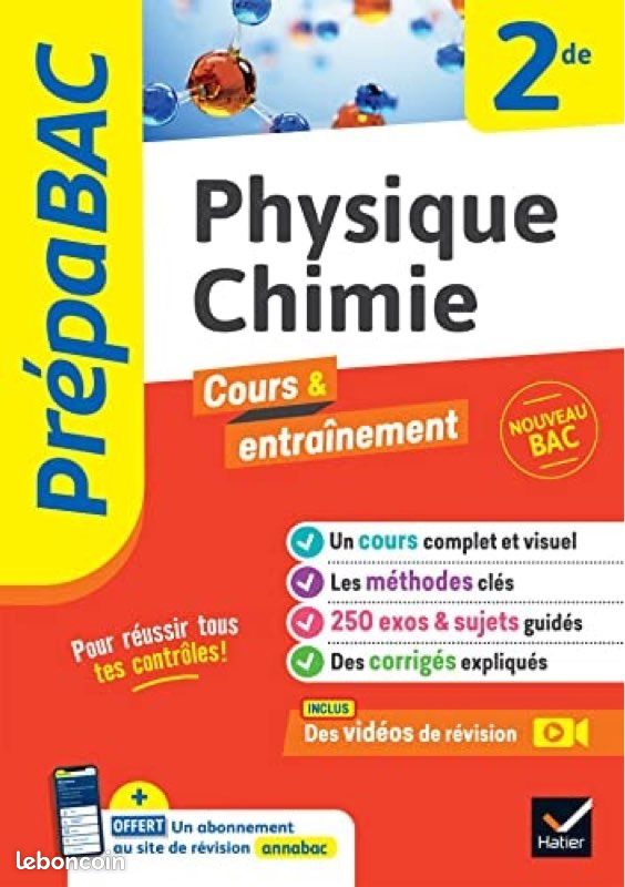 PrépaBAC Physique Chimie 2nde (image 1)