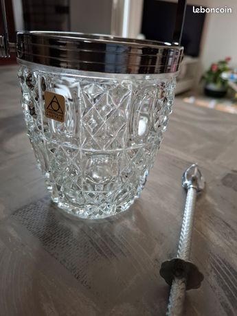 Seau à Champagne / Glace Tournus En Aluminium - Vintage 1980 - Bon état