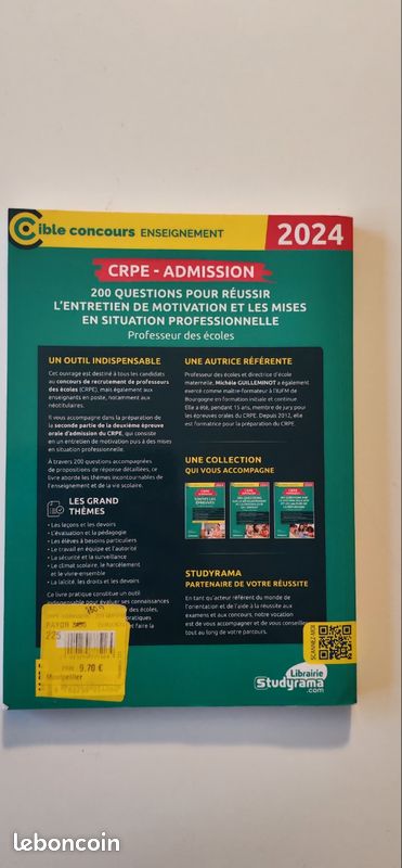 Manuel crpe admission 200 questions studyrama (image 3)