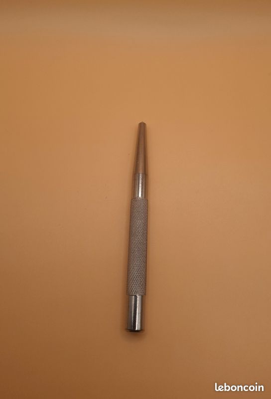 🔩 Pointeau de centrage robuste en acier – précision perçage métal / bricolage (Neuf) (image 1)