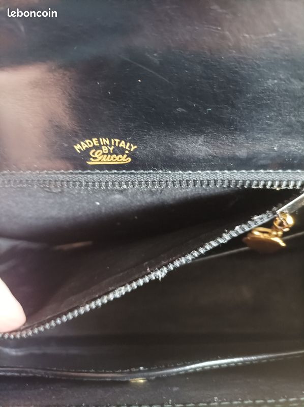 Sac à main Gucci Bambou 1947 - grande taille noir (image 16)