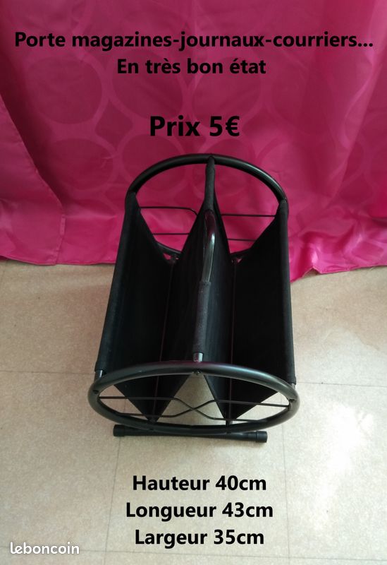 Porte magazines-journaux-courriers-publicités ou autre (image 1)