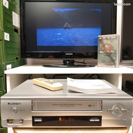 Magnétoscope lecteur VHS XR40 BLUESKY 4 têtes occasion