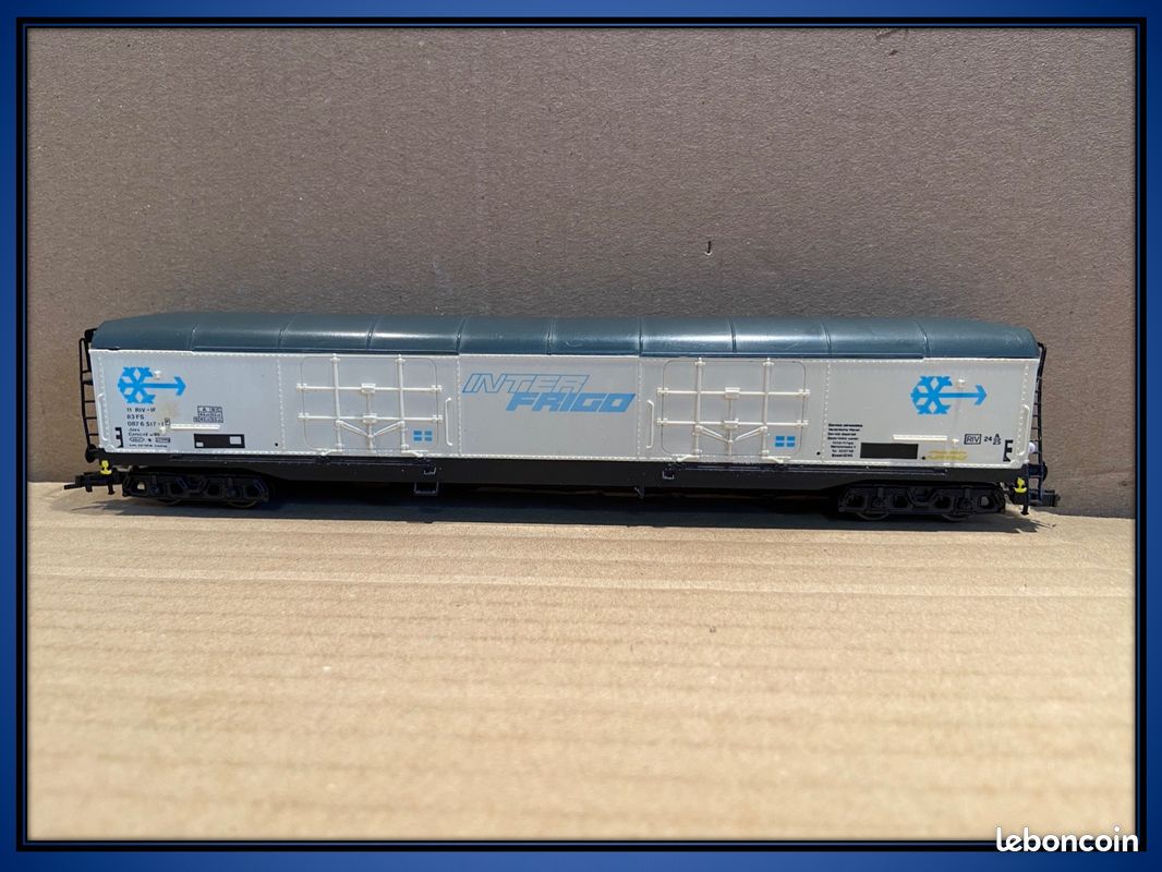 Set de 2 wagons H1 + H1 ' INTERFRIGO' epoque IIIb SNCF LS MODELS LSM