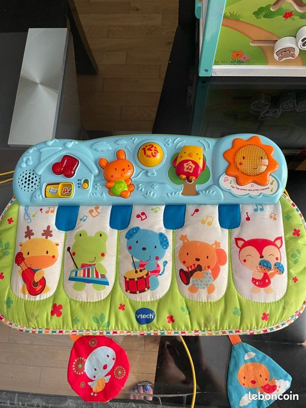 Tap tap piano des petits copains VTECH - bleu (image 1)