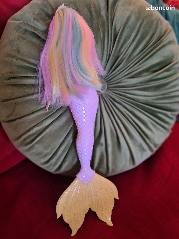 Simba Steffi Love Magic Sirena Arcobaleno, Bambola 39 Cm Impermeabile Con Coda Luminosa E Corona, Per Bambini Dai 3 Anni - 2