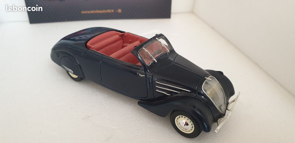 Norev Collection Peugeot 402 Eclipse Rouge Foncé 1 18 | Achetez sur