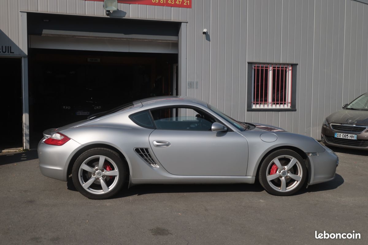 Porsche Cayman S 3.4 BVA Gris argent , JA18, Radar arrière, CDR24, régulateur de vitesse (image 2)
