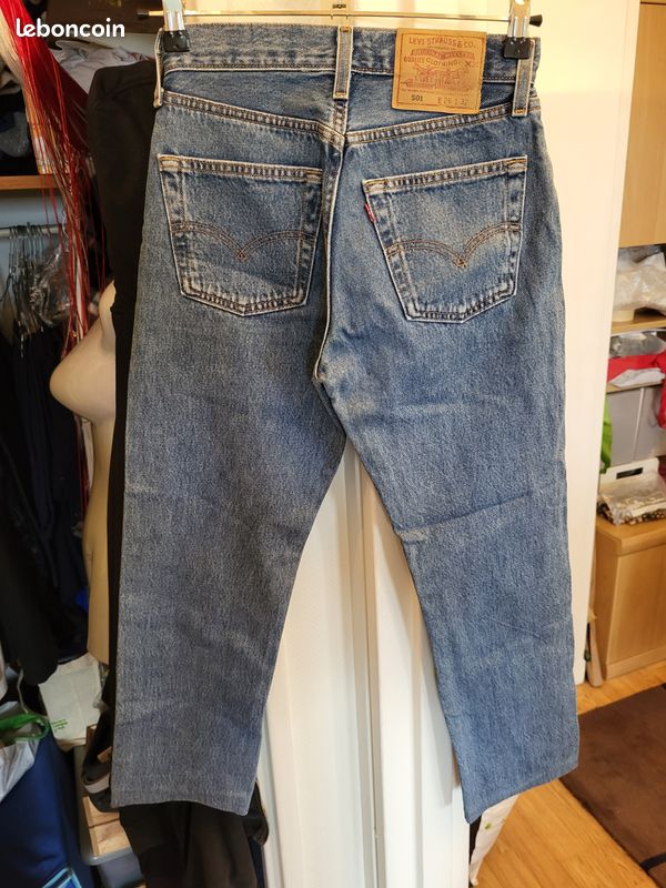 Jean Levi's 501 W26L32 femme bleu (image 4)