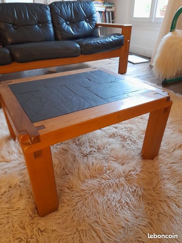 Magnifique table basse de Pierre Chapo (image 5)