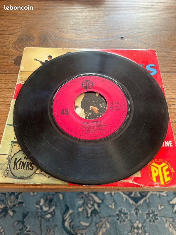 Vinyl the kinks 1966 France (image 3)