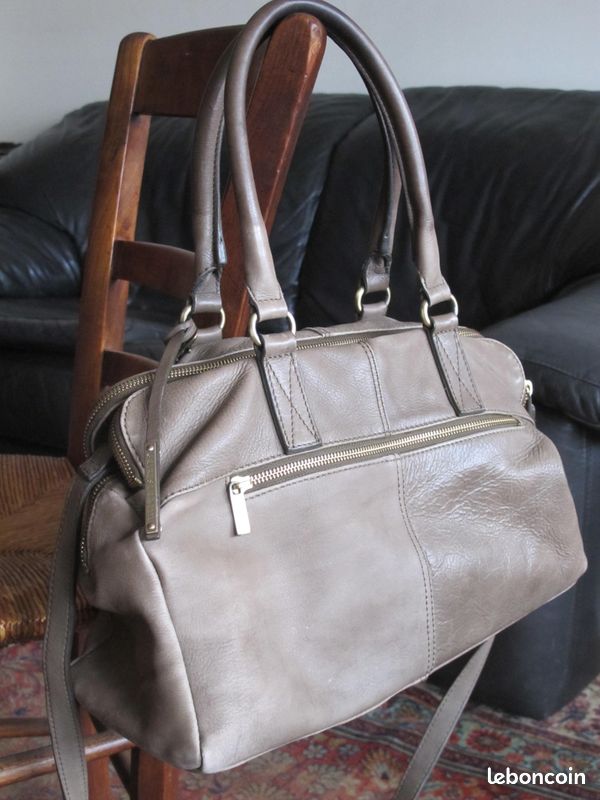 Sac besace en cuir Galeries Lafayette (image 1)
