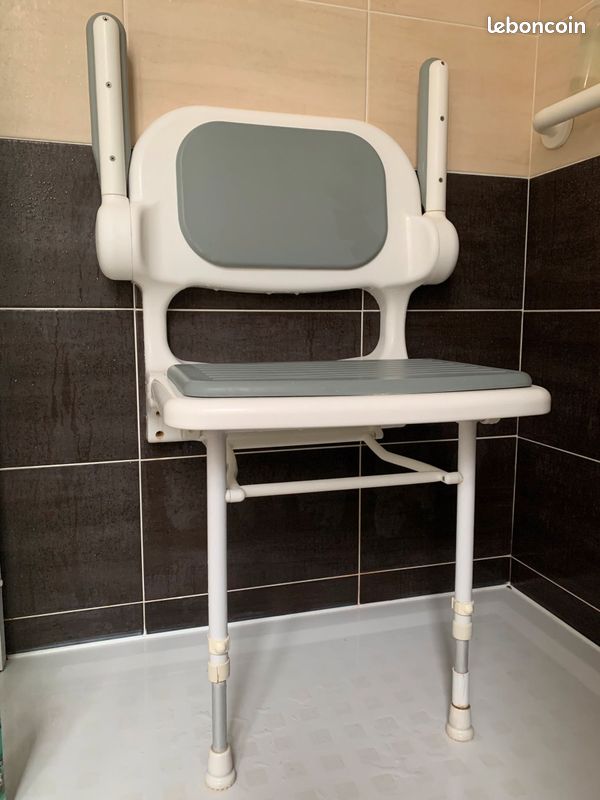 Siège douche rabattable à fixer (image 2)