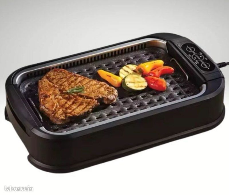Barbecue Électrique Portable Power Smokeless Grill (image 7)