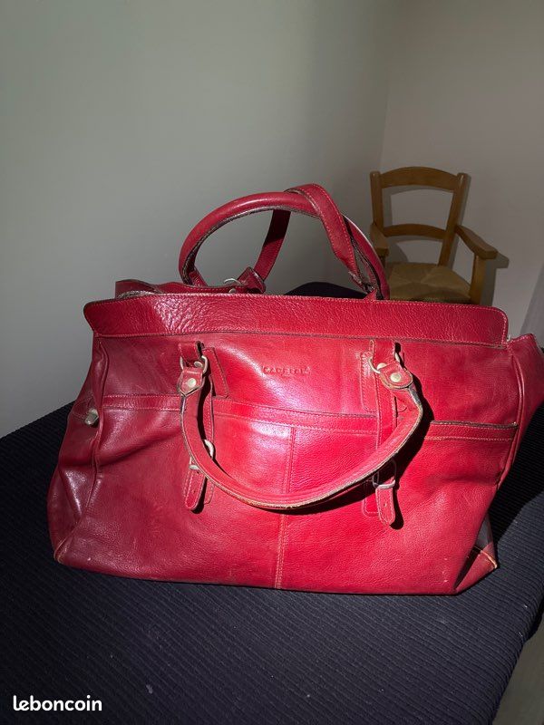 Sac de voyage en cuir (image 1)