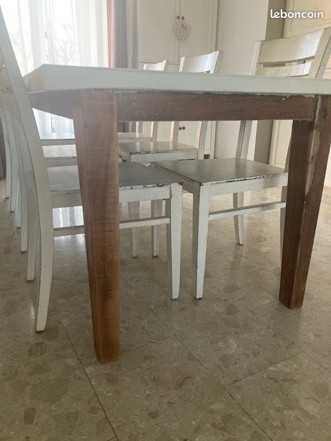 Grande table salle à manger bois jusqu'à 10 places (image 8)